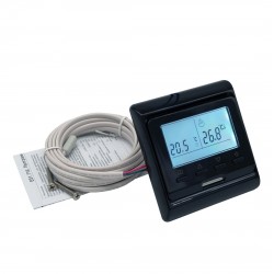 Терморегулятор E 51.716, черный, 3,5 кВт