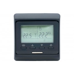 Терморегулятор E 51.716, черный, 3,5 кВт